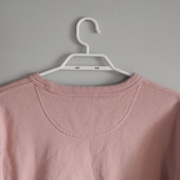 Champion Women's Pink Medium Pullover Fleece Crew Long Sleeve Stretch Sweater - Picture 7 of 11